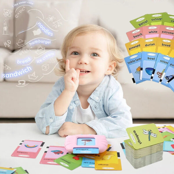 aprenplay Bilingual Talking Flash Cards for Kids (English/ Spanish)