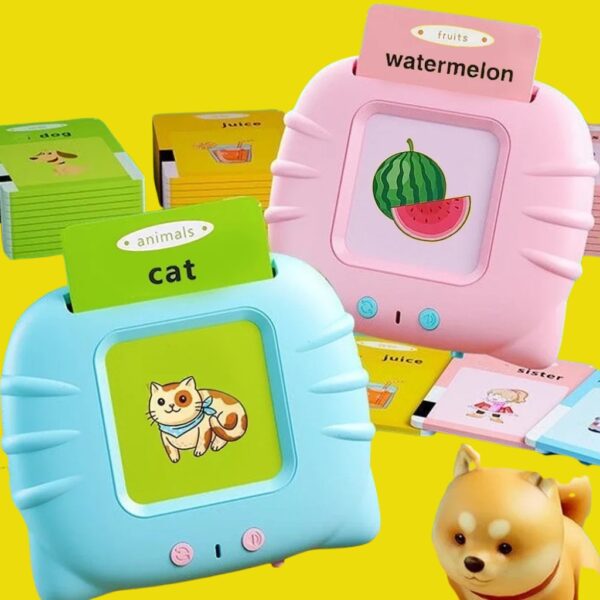 aprenplay Bilingual Talking Flash Cards for Kids (English/ Spanish)