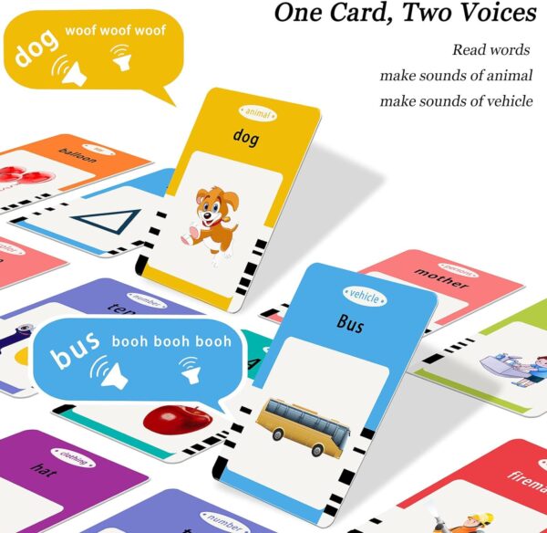 Aprenplay Bilingual Talking Flash Cards for Kids (English/ Spanish)