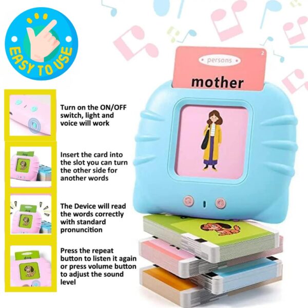 Aprenplay Bilingual Talking Flash Cards for Kids (English/ Spanish)