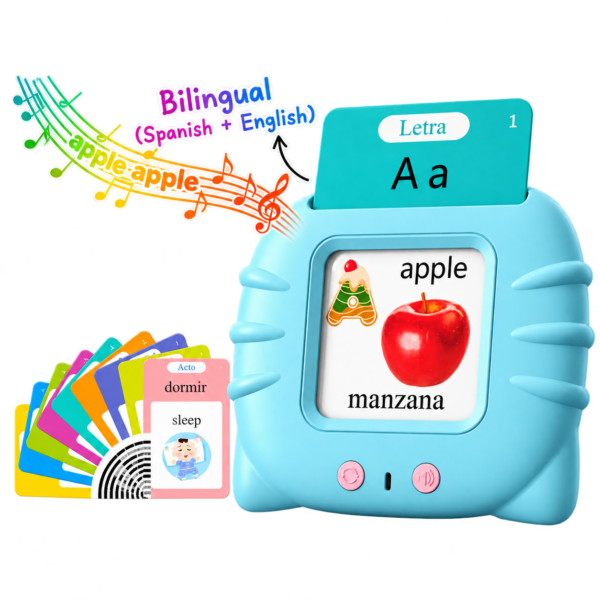 双语学习玩具与彩色闪卡 Aprenplay Bilingual Talking Flash Cards for Kids (English/ Spanish)